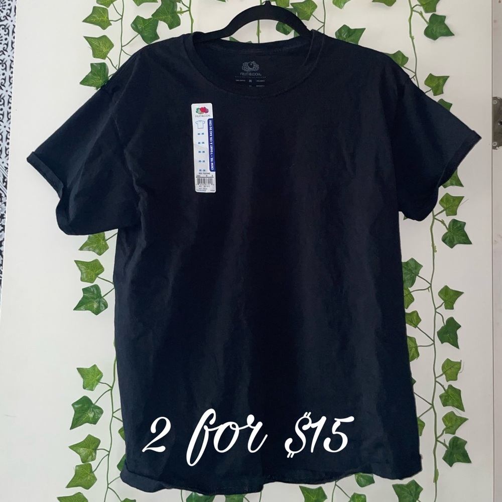Basic black T-shirt